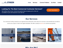 Tablet Screenshot of mnroofingcontractors.com